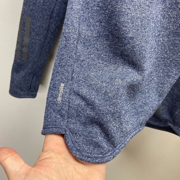 Adidas Performance Hoodie Climalite Blue Sz XS - Picture 4 of 7